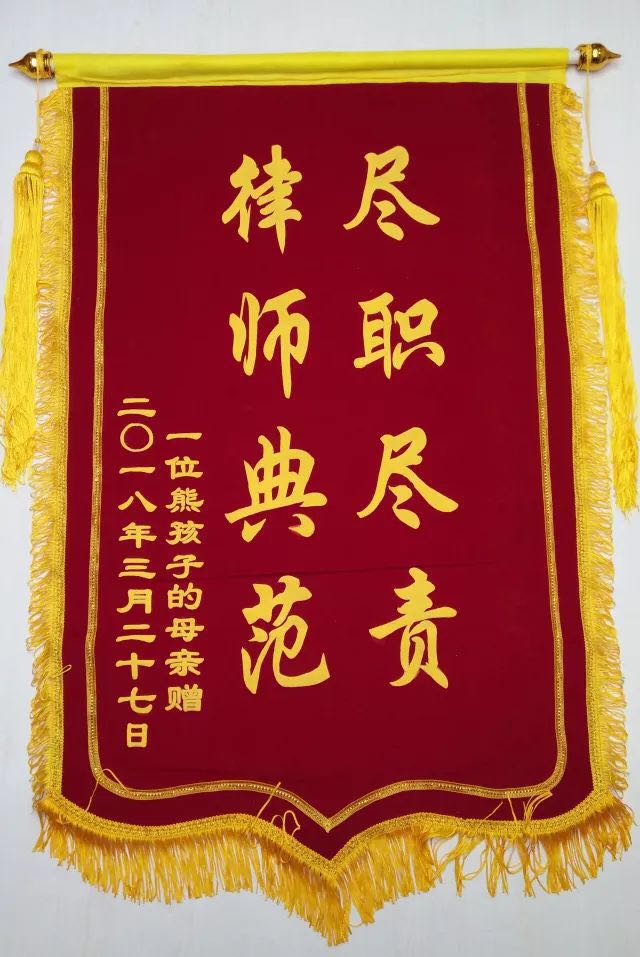 凌云动态|未成年故意伤害案宣判，家属赠予我所律...