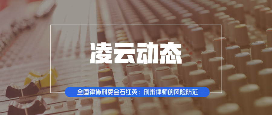 Hi·law 律视界 | 全国律协刑委会石红英...